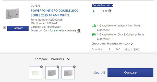 Compare Products